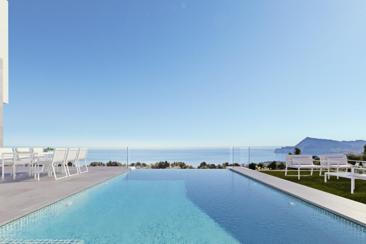A vendre Villa contemporaine de 4 chambres à Altea